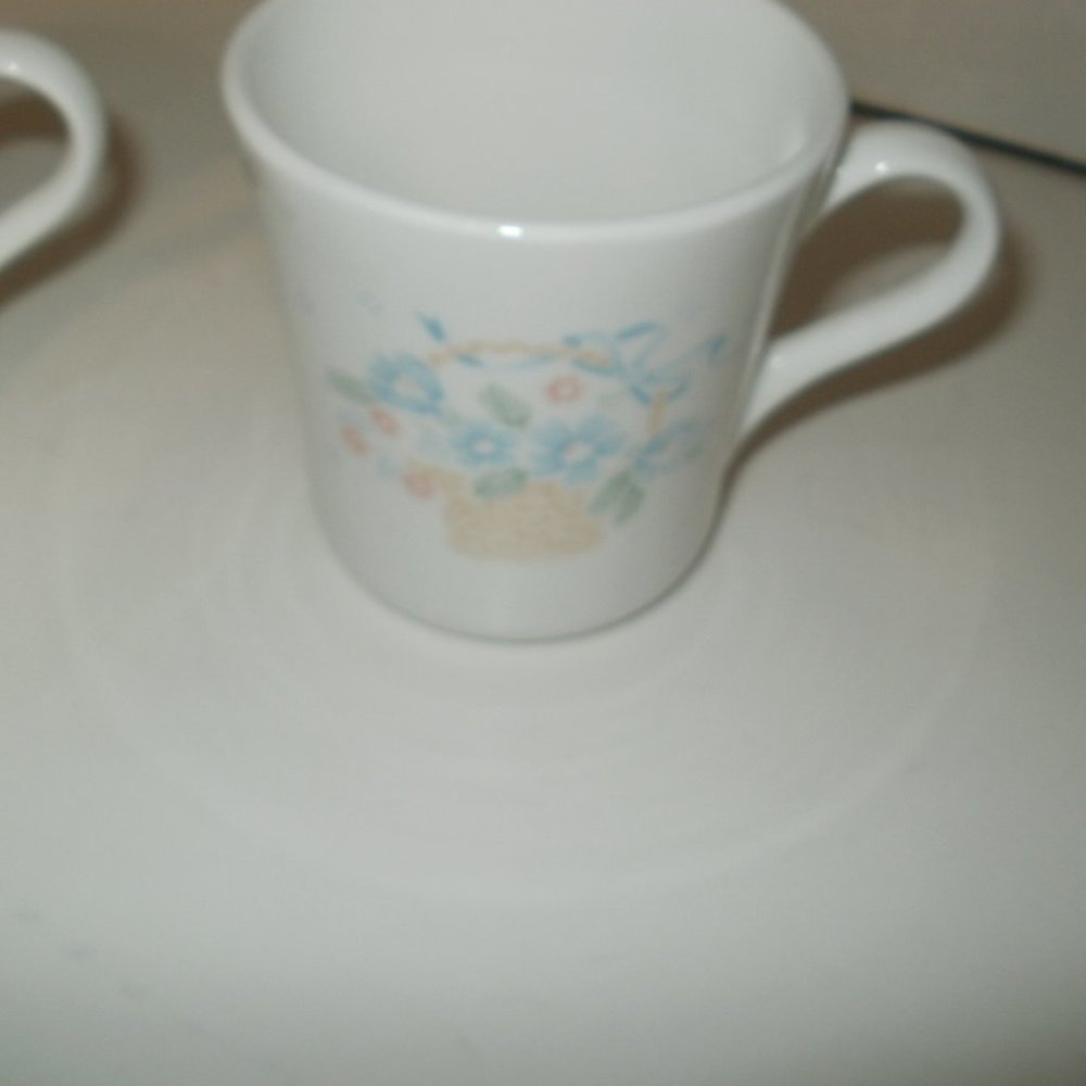 Set of 2 Corning Ware Country Cornflower Mugs